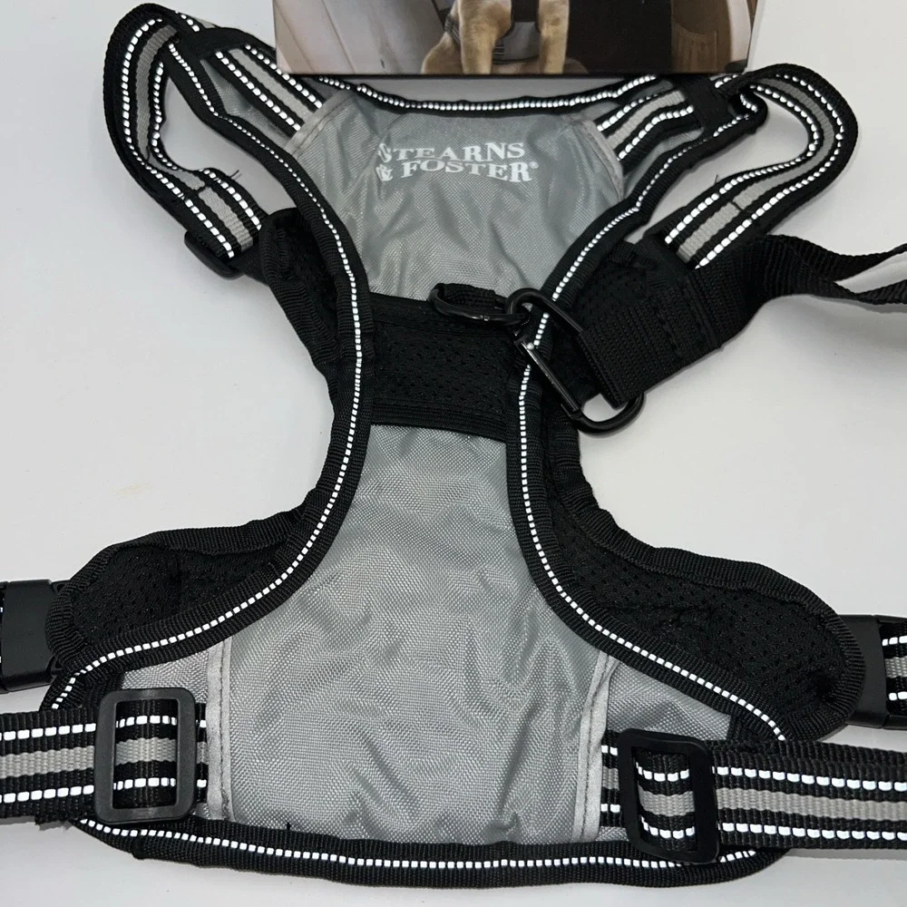 STEARNS &‎ FOSTER 2 In 1 PET SAFETY HARNESS NEW SZ LARGE (56-85 Lbs)